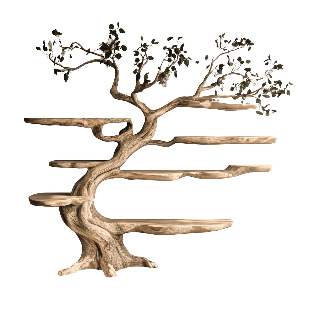 Arborealis Sculpted Solid Wood Tree Bookshelf — product view 7