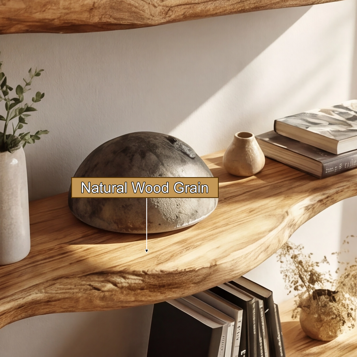 Arborealis Sculpted Solid Wood Tree Bookshelf — product view 3