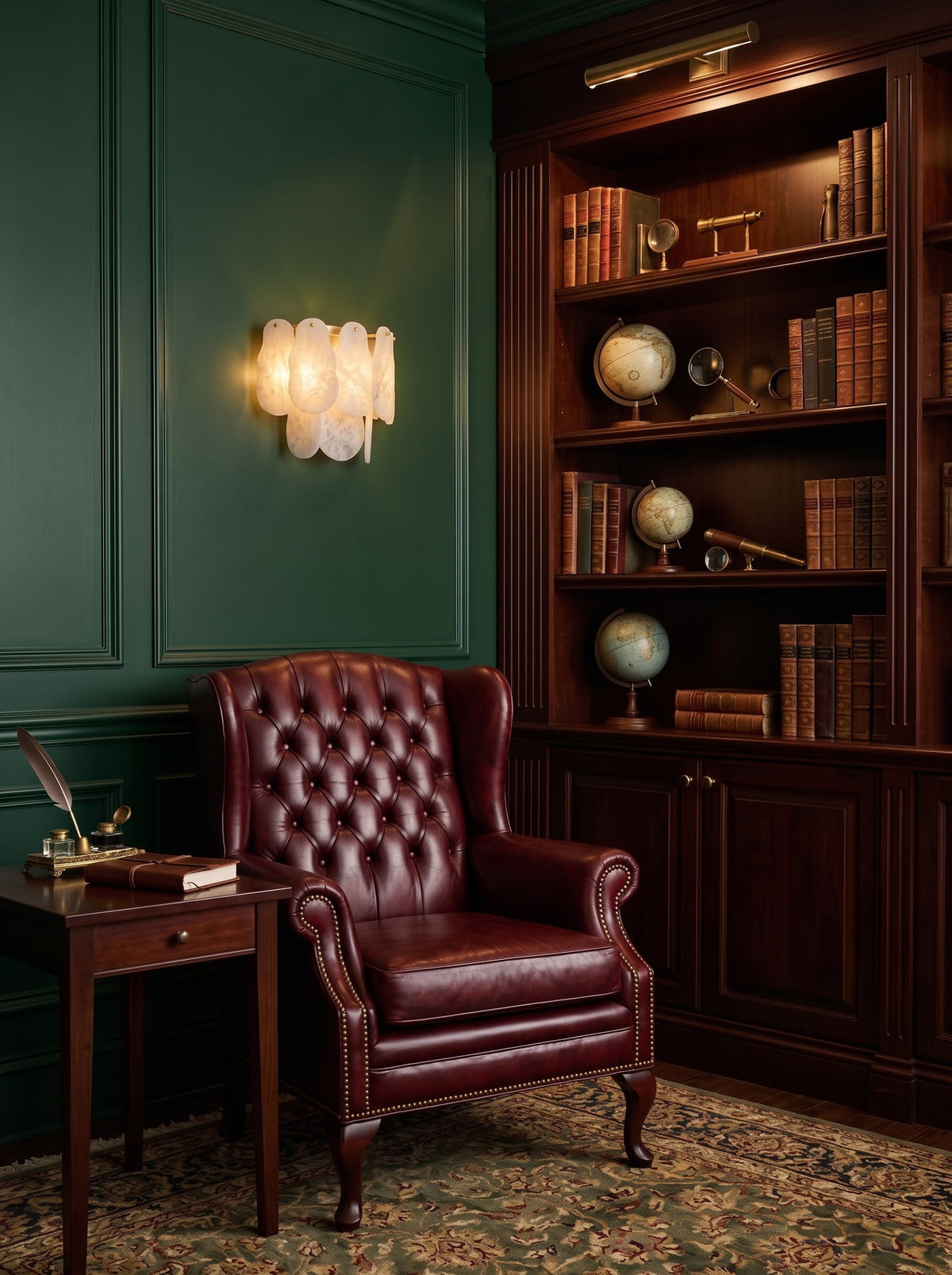 Arolla Irregular Alabaster Wall Sconce — product view 4