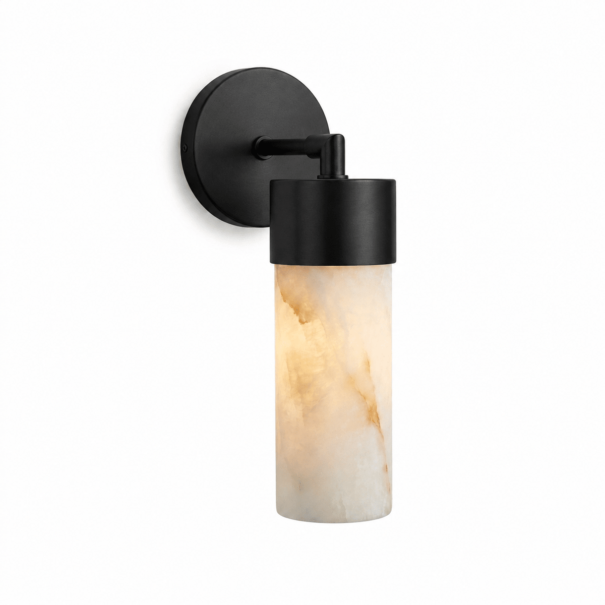 Aurelia Alabaster Cylinder Wall Sconce — product view 6