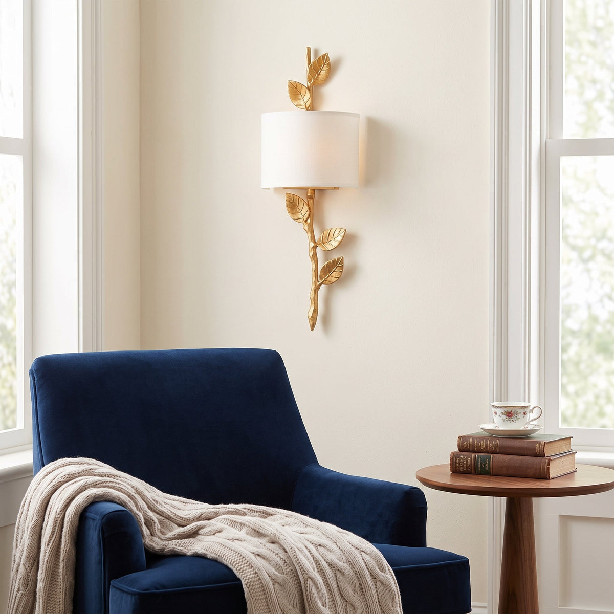 Auretta Leaf Wall Sconce — product view 2
