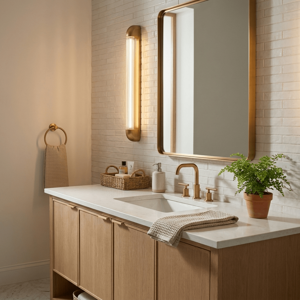 Aurevane Ribbed Glass Wall Sconce — product view 4