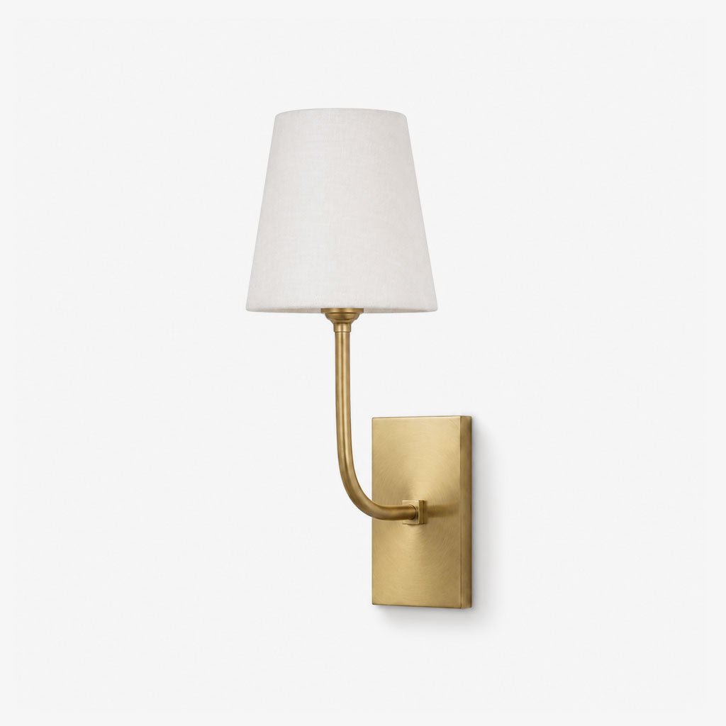 Aurevia Alabaster Tapered Shade Wall Sconce — product view 1