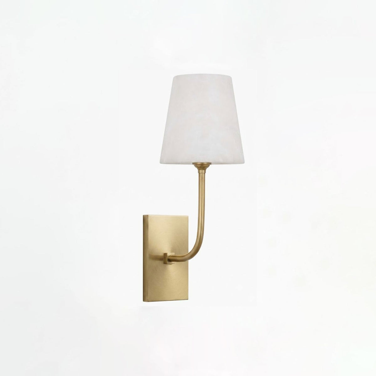 Aurevia Alabaster Tapered Shade Wall Sconce — product view 6
