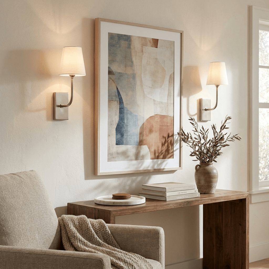 Aurevia Alabaster Tapered Shade Wall Sconce — product view 4