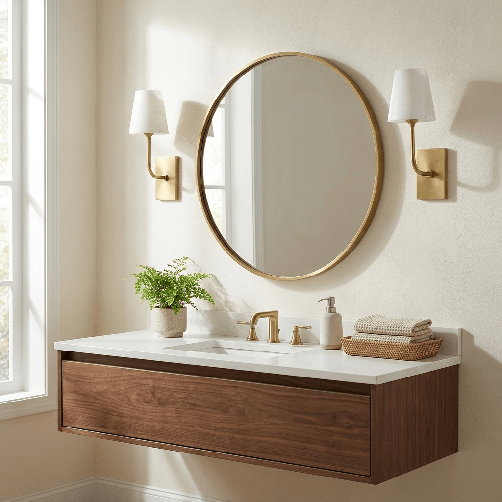 Aurevia Alabaster Tapered Shade Wall Sconce — product view 3
