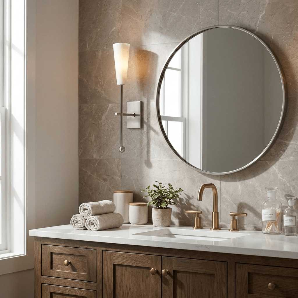 Averon Alabaster Torch Wall Sconce — product view 5