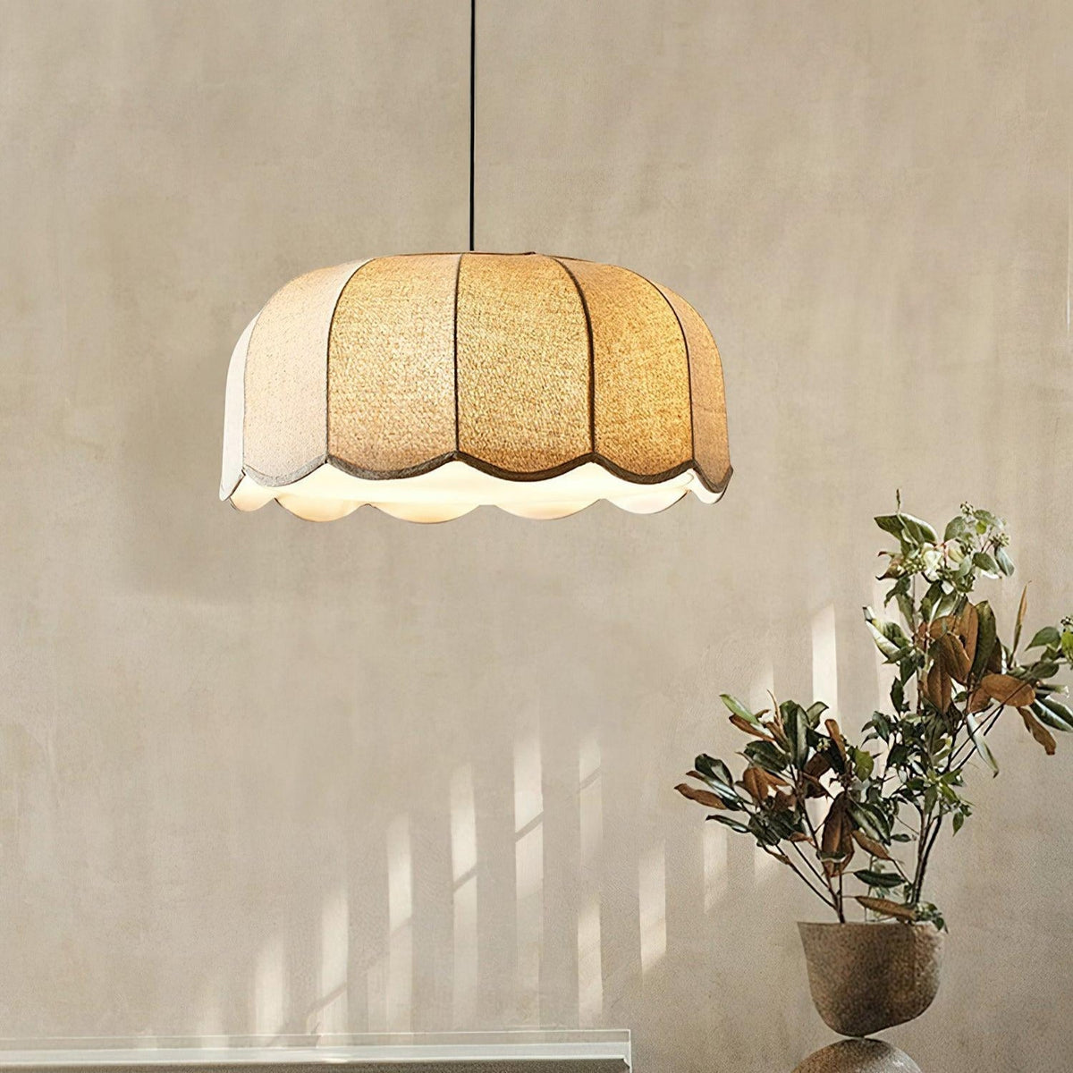 Sora Banana Leaf Pendant Light — product view 1