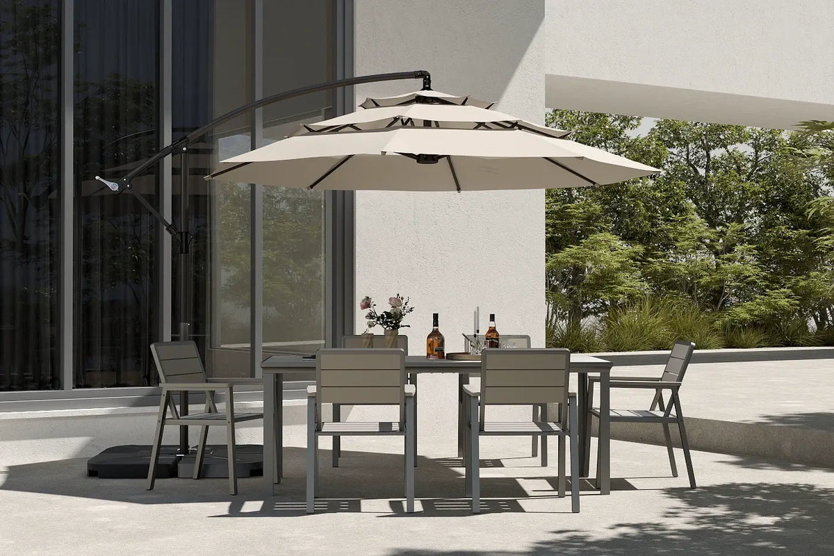 3 Tier Cantilever Patio Umbrella — product view 2