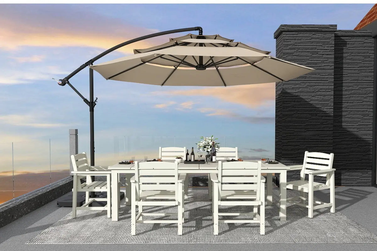 3 Tier Cantilever Patio Umbrella — product view 3