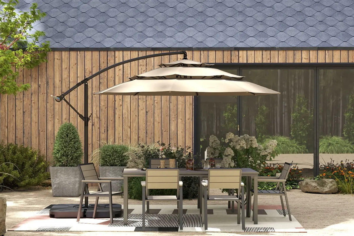 3 Tier Cantilever Patio Umbrella — product view 6