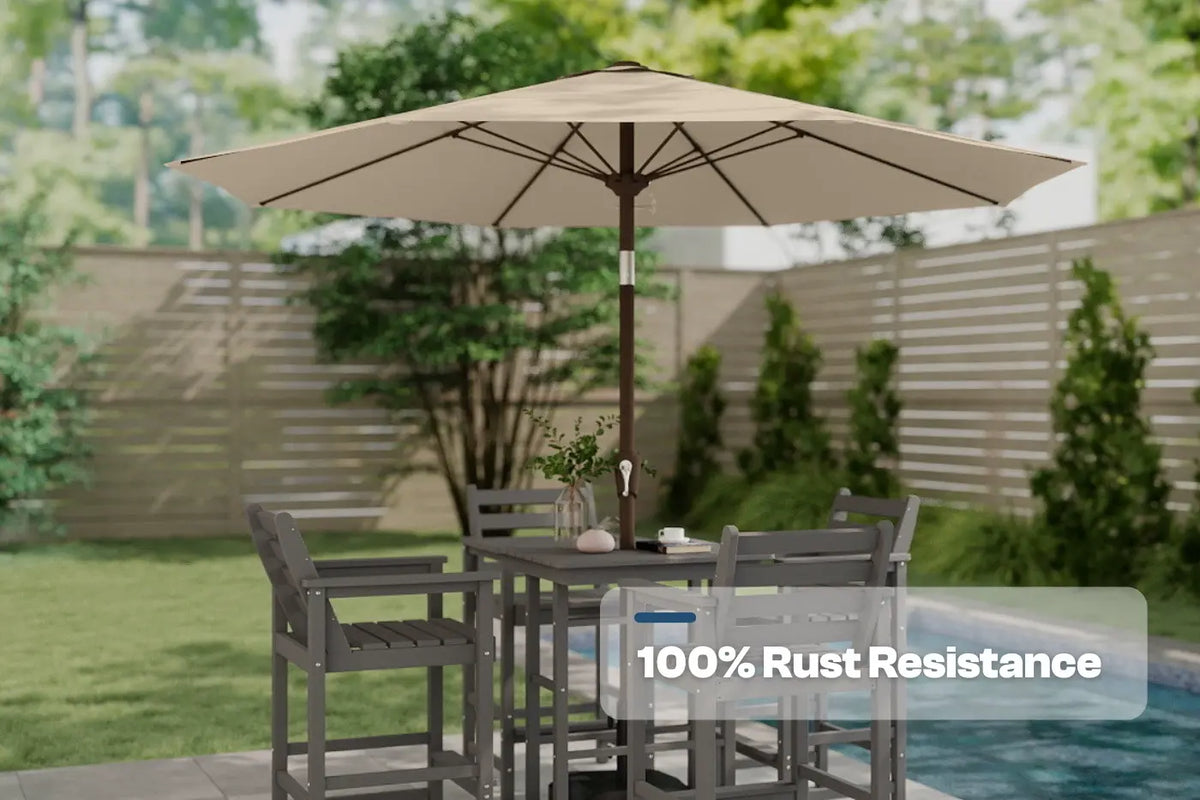 9FT Auto‑Tilt Patio Umbrella — product view 4