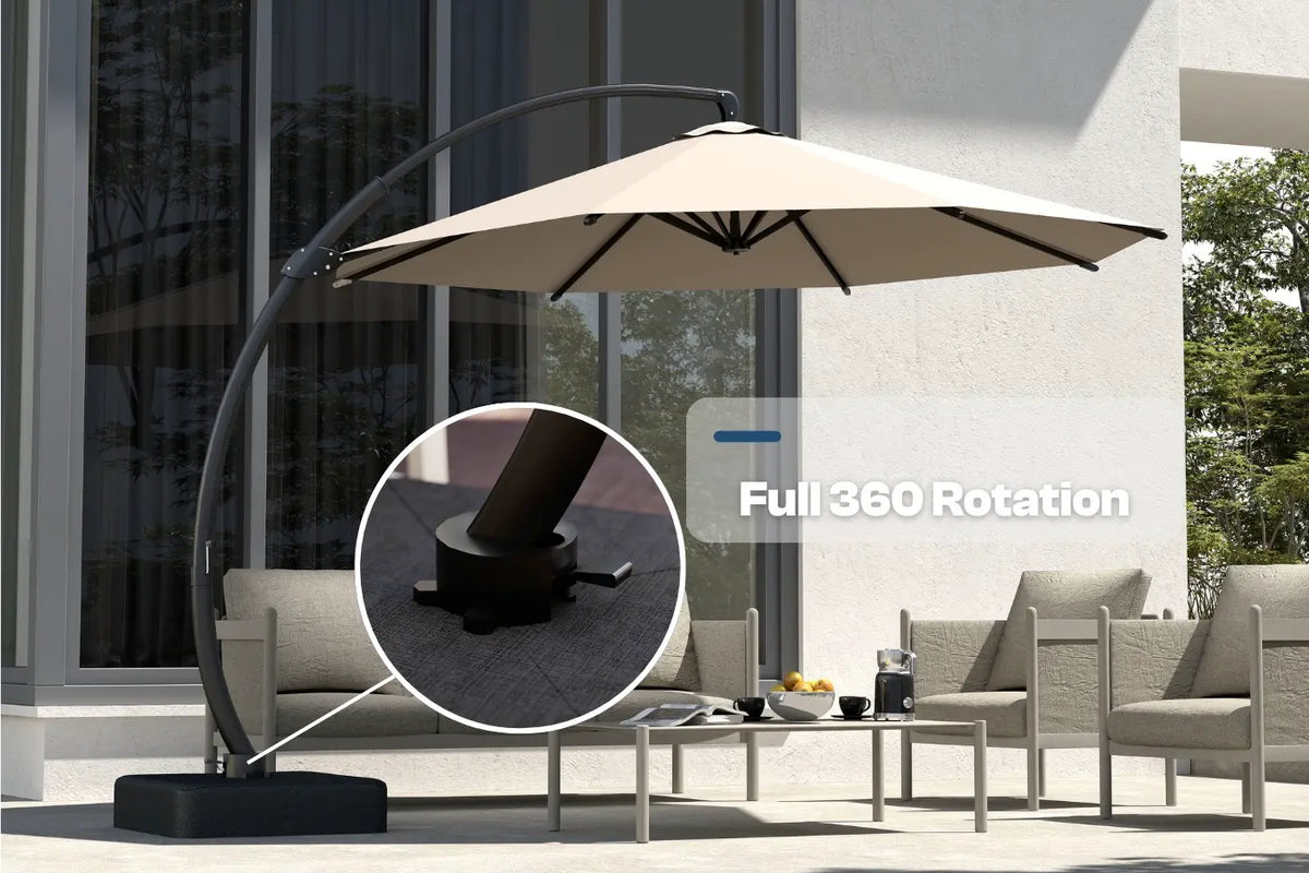 Cantilever Umbrella with Base — product view 6