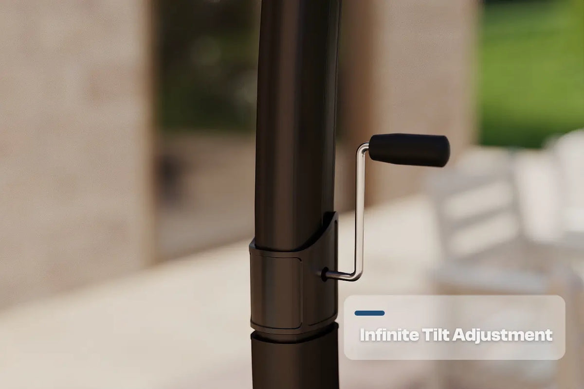 Cantilever Umbrella with Base — product view 3