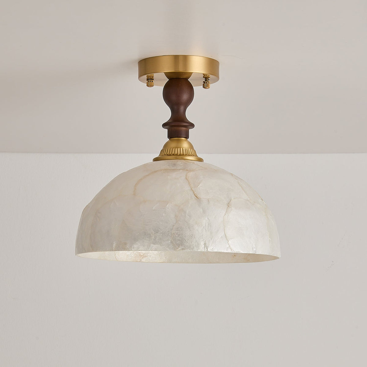 Belvedere Capiz Flush Mount Ceiling Light — product view 4