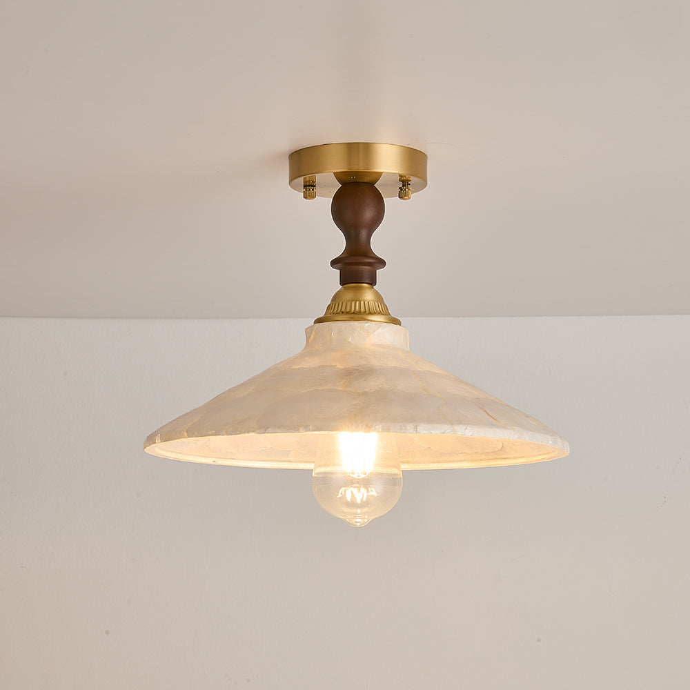 Belvedere Capiz Flush Mount Ceiling Light — product view 6