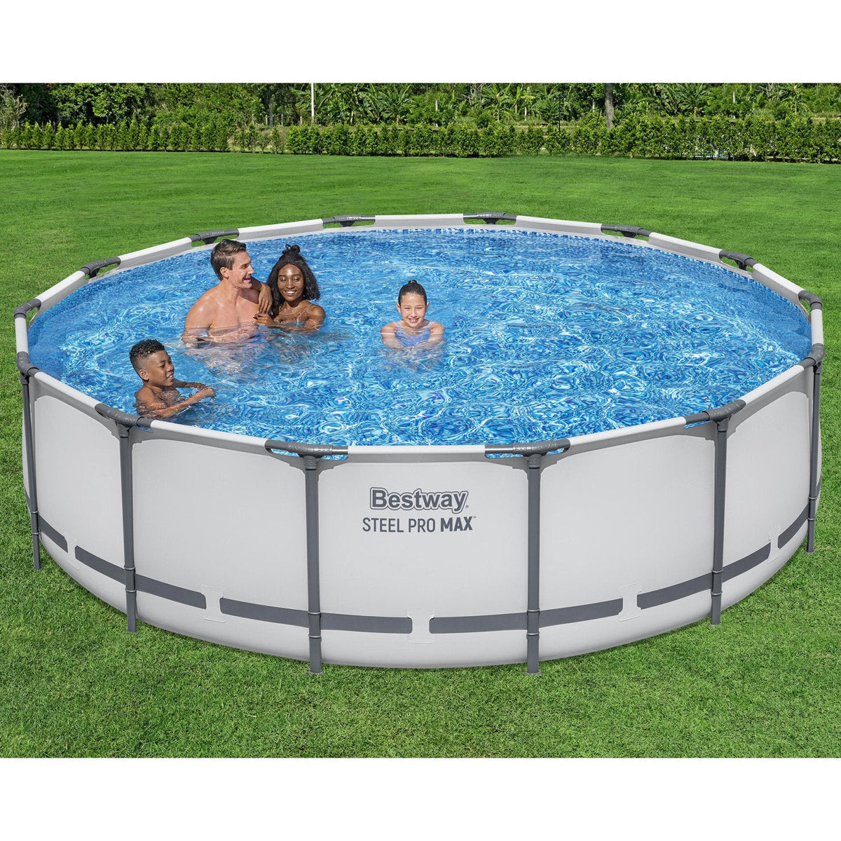Steel Pro MAX 14 ft x 42 in Round Above Ground Swimming Pool Set — product view 3