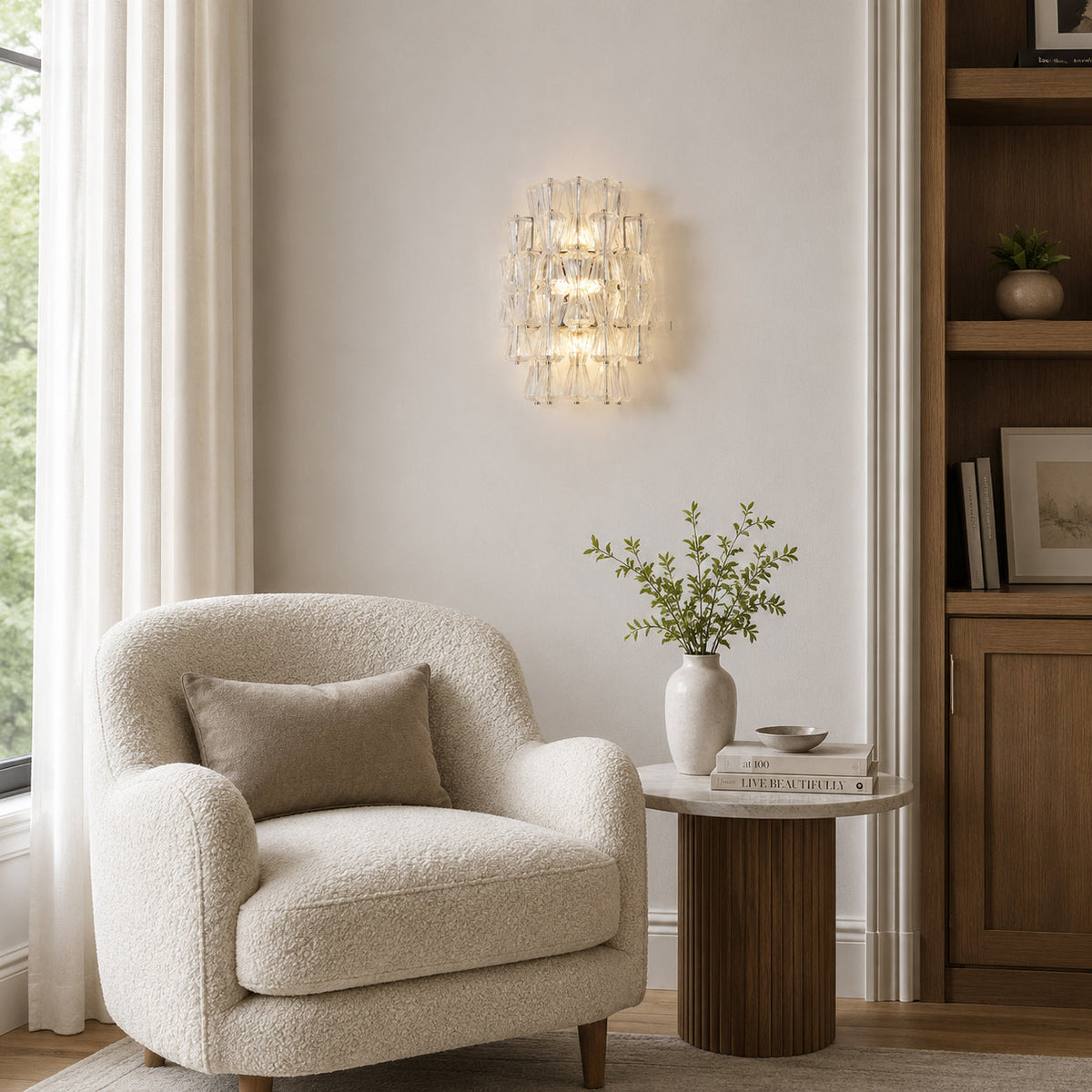 Biarritz Glass Wall Sconce — product view 2