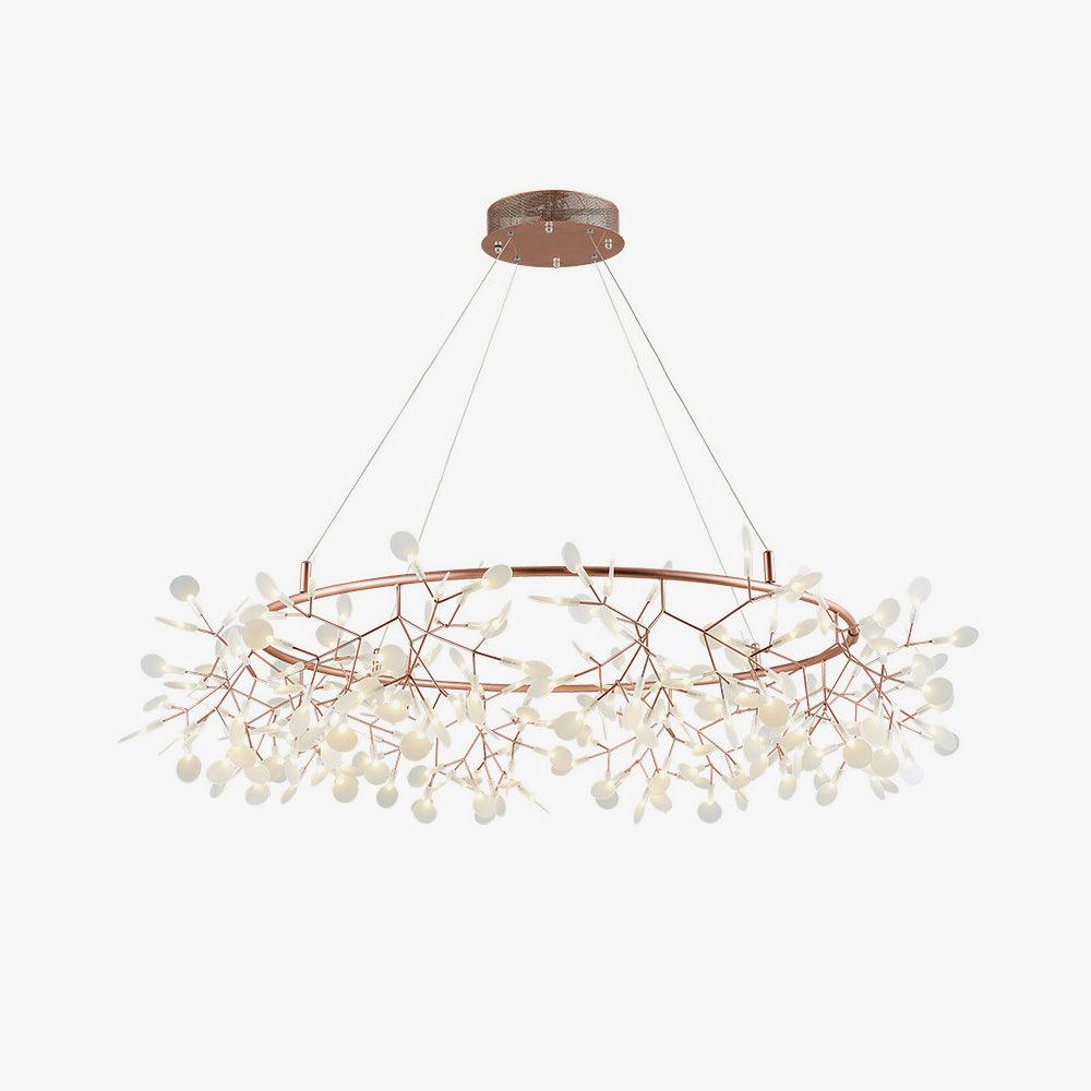Olivia Unique Round Sputnik Art Deco Firefly Chandelier, Living Room/ Bedroom — product view 6
