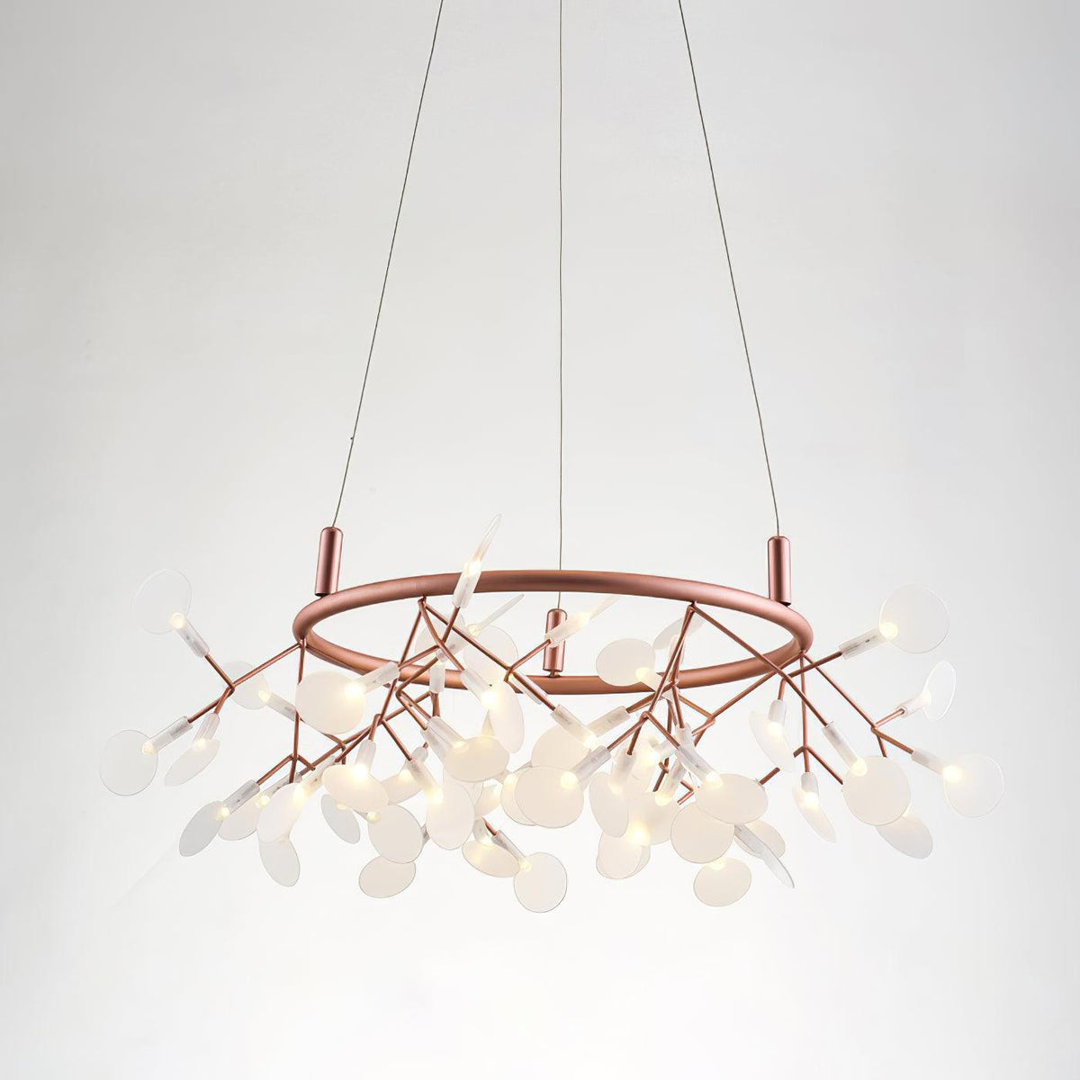 Olivia Unique Round Sputnik Art Deco Firefly Chandelier, Living Room/ Bedroom — product view 1