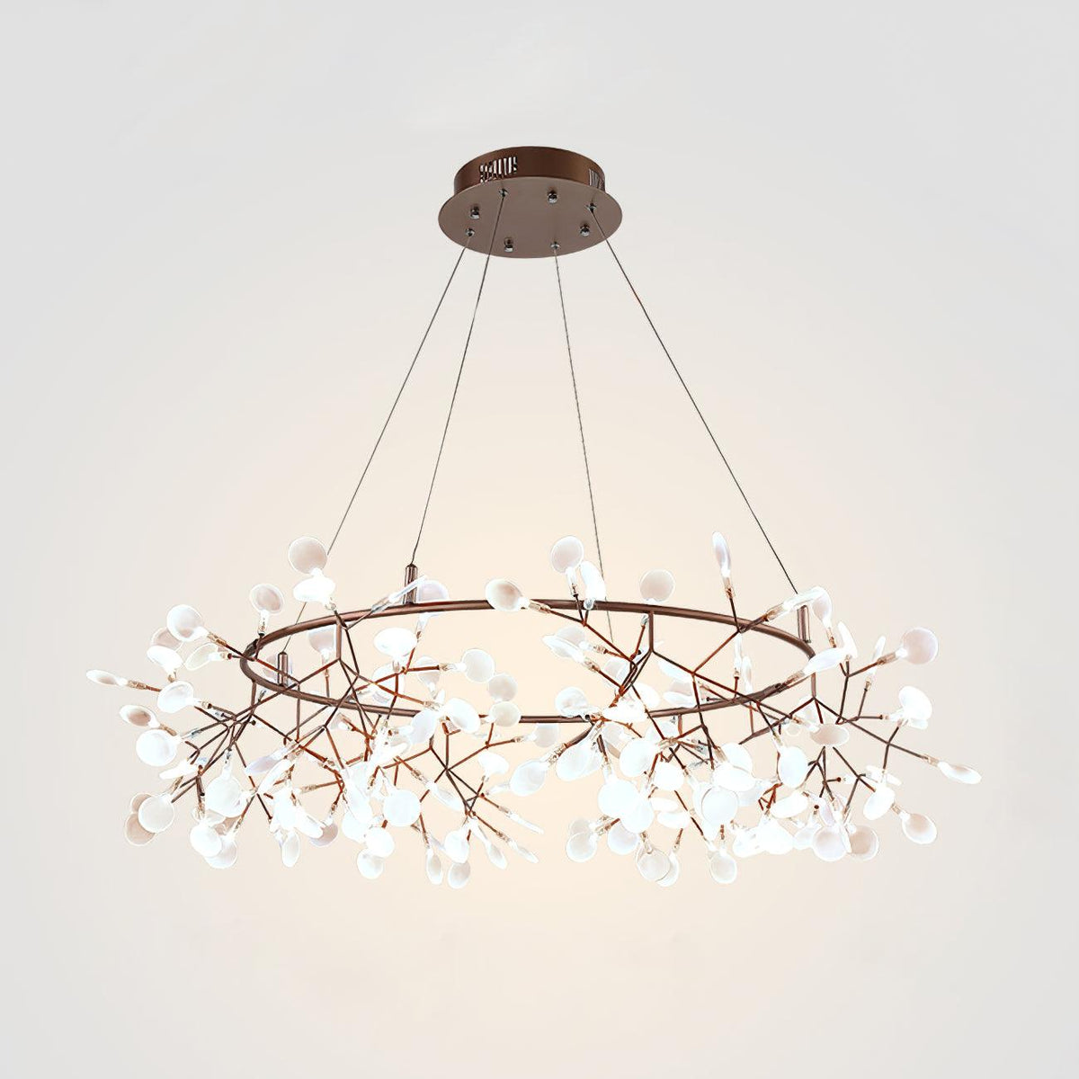 Olivia Unique Round Sputnik Art Deco Firefly Chandelier, Living Room/ Bedroom — product view 3
