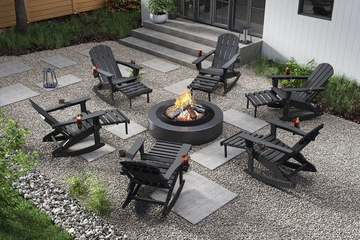 Multifunctional Adirondack Rocking Chair — product view 7