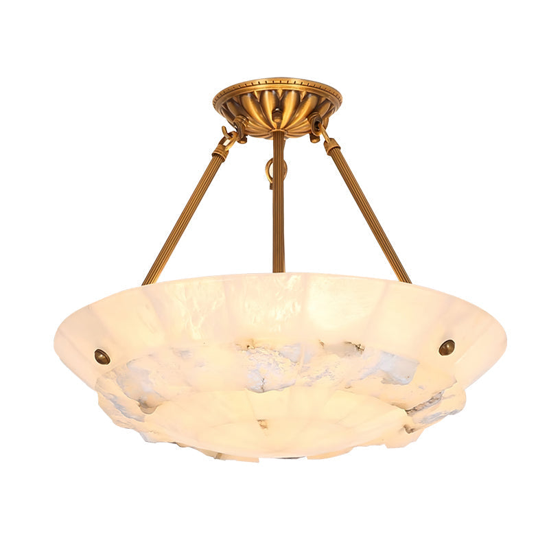 Bowl Pendant Lamp Alabaster Elegance — product view 5