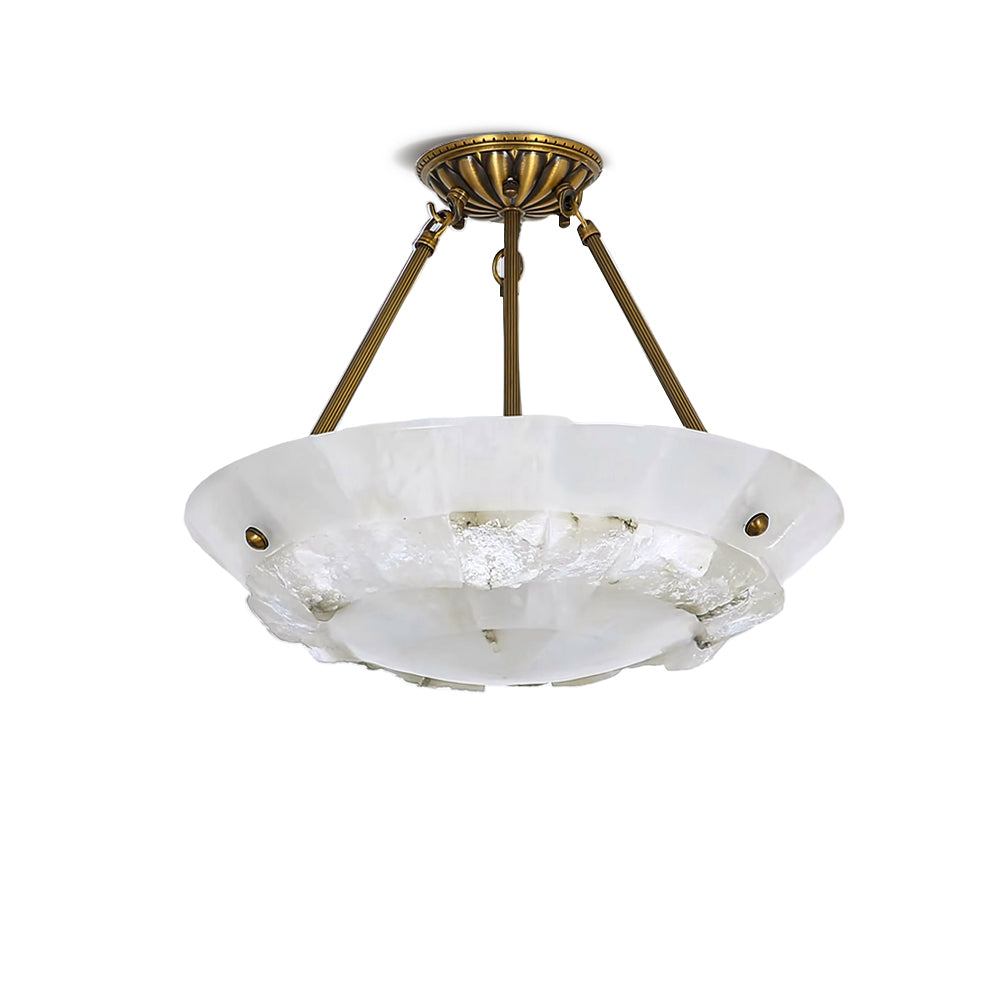 Bowl Pendant Lamp Alabaster Elegance — product view 6