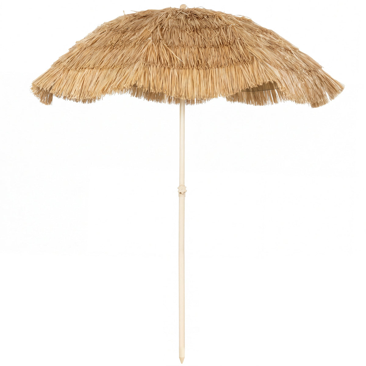 6FT Tiki Umbrella with 8 Ribs and Carry Bag, Khaki — product view 2