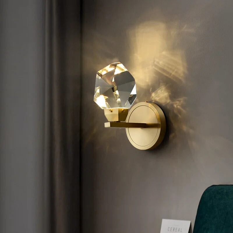 Crystal Rocks K9 Pendant Wall Light Minimalist Bedroom Living Room Office — product view 4