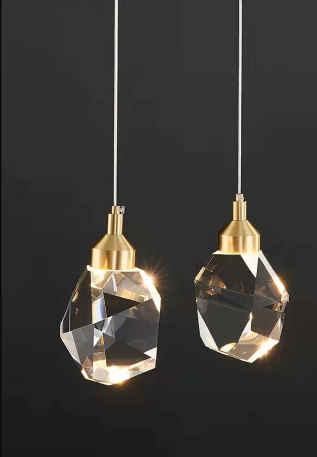 Crystal Rocks K9 Pendant Wall Light Minimalist Bedroom Living Room Office — product view 6