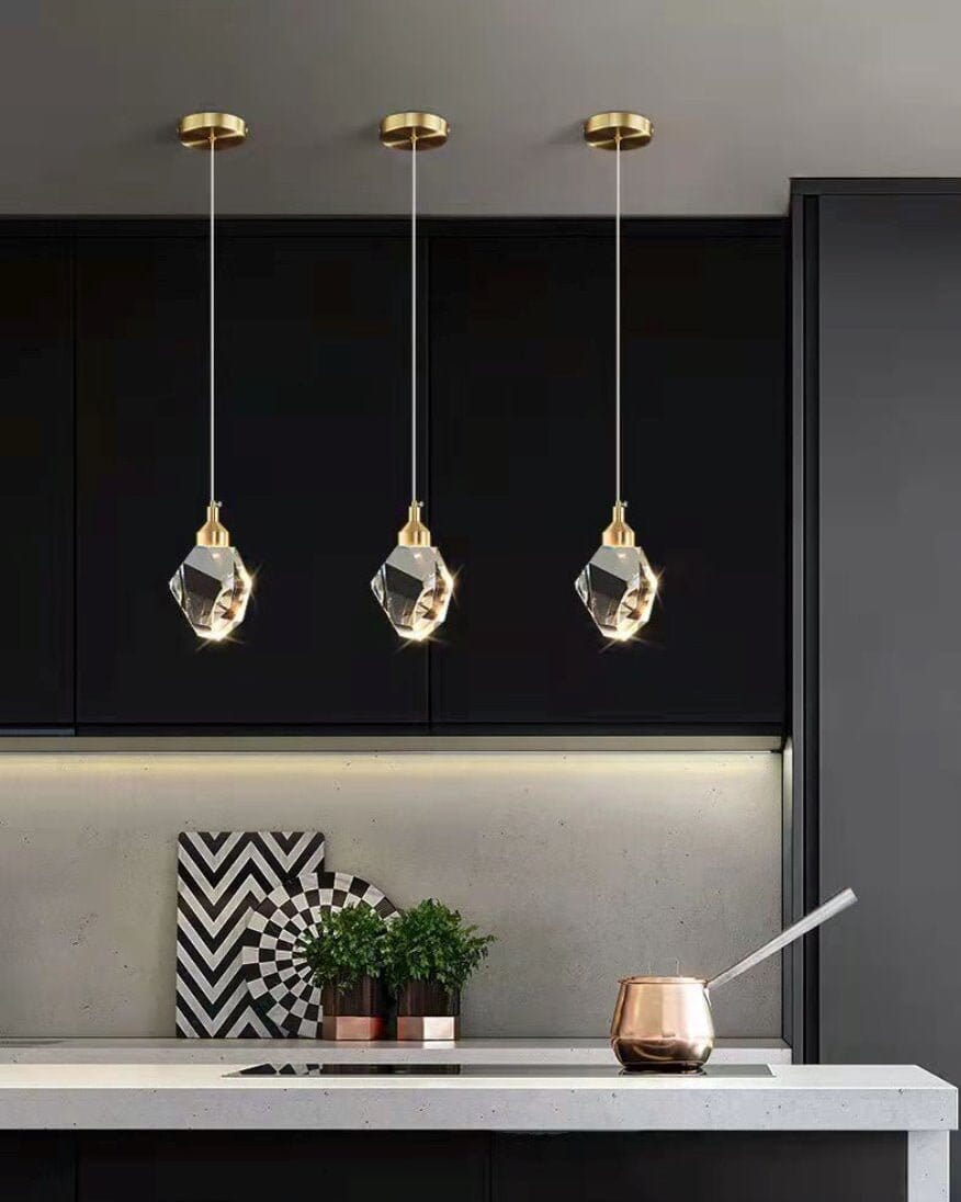 Crystal Rocks K9 Pendant Wall Light Minimalist Bedroom Living Room Office — product view 3