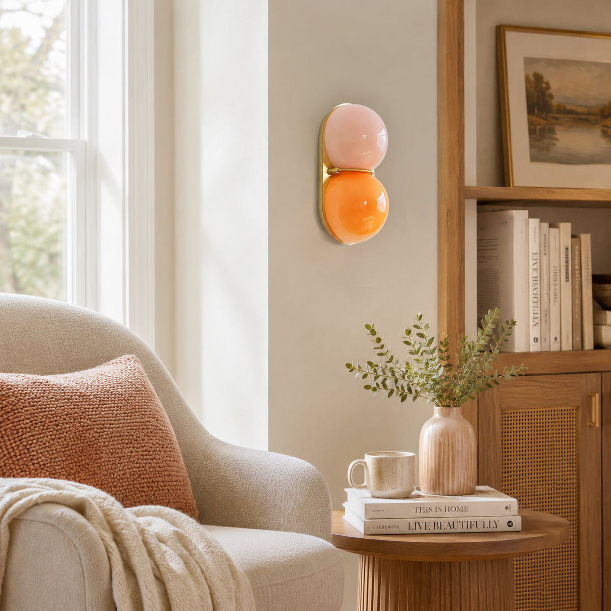 Cabochon Glass Wall Sconce — product view 7