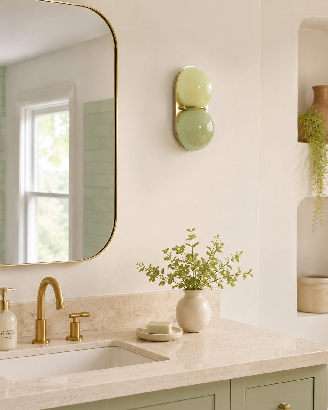 Cabochon Glass Wall Sconce — product view 4