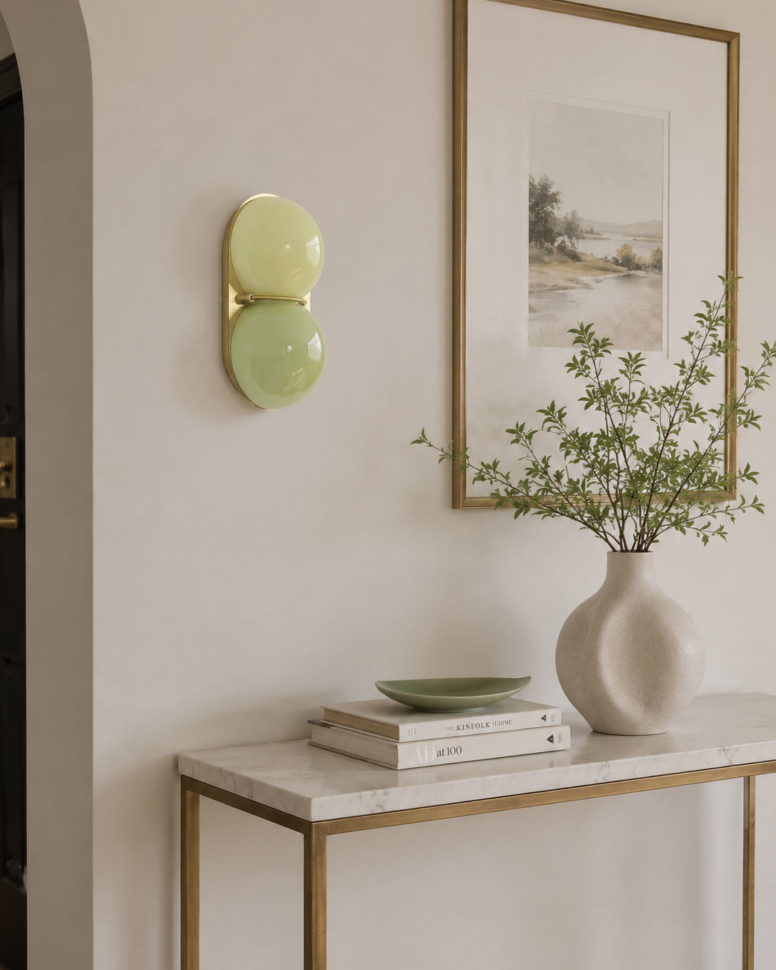 Cabochon Glass Wall Sconce — product view 3
