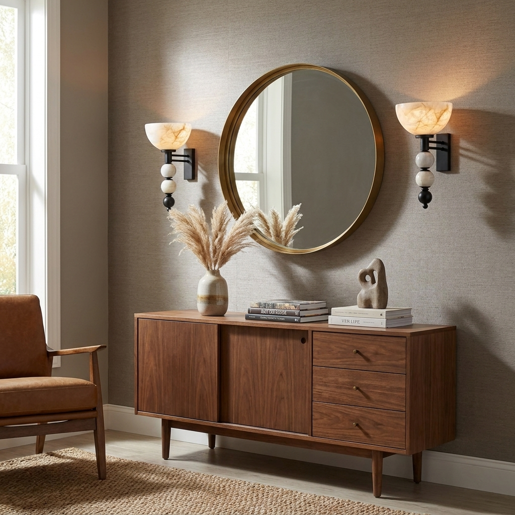 Cairn Alabaster Wall Sconce — product view 5