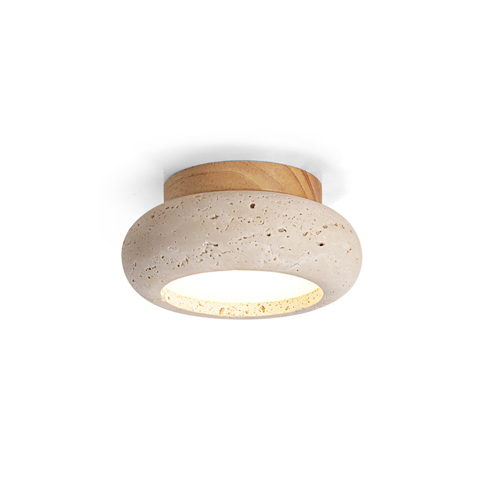 Astra Ceiling Light Mini Donut Travertine — product view 7