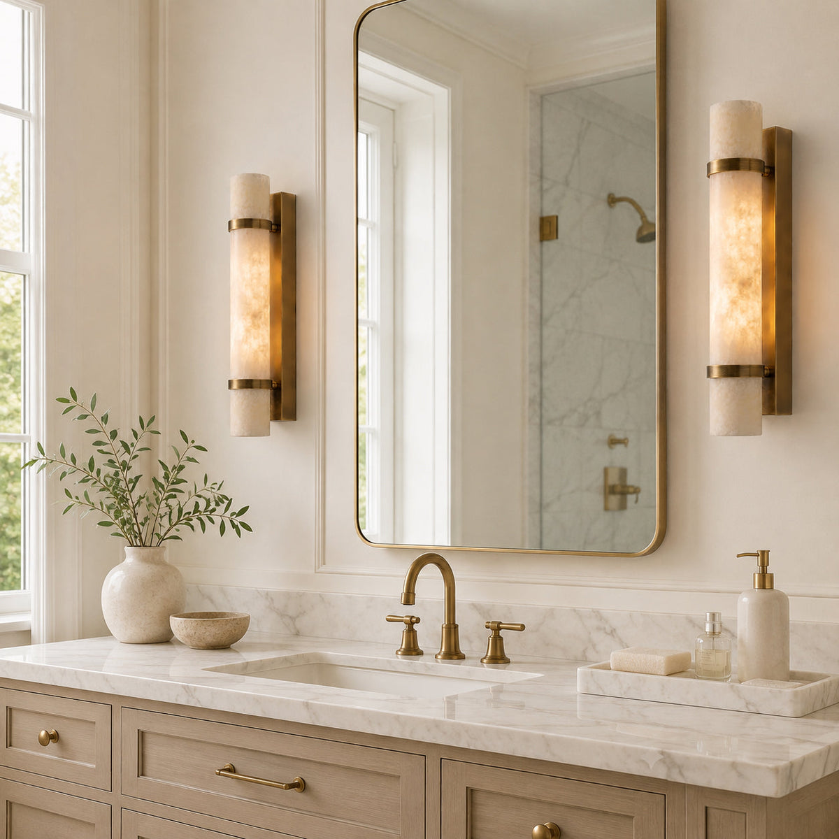 Callan Alabaster Wall Sconce — product view 6