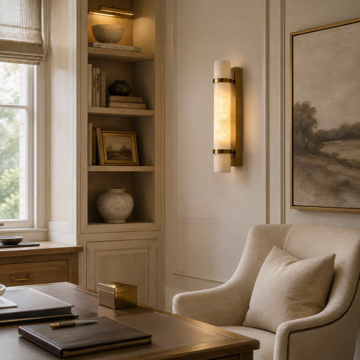 Callan Alabaster Wall Sconce — product view 4