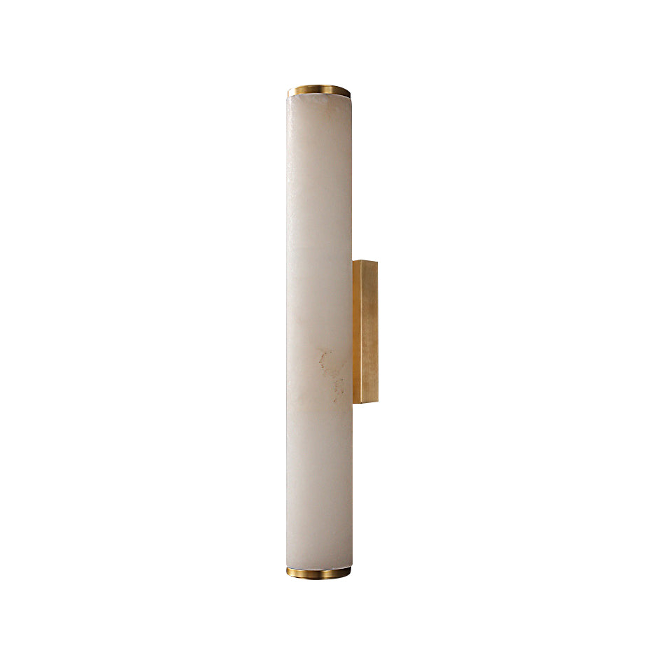 Callisto Alabaster Wall Sconce Natural Stone LED Luxury Bedroom Living Room — 5 Size and Finish Options — product view 4