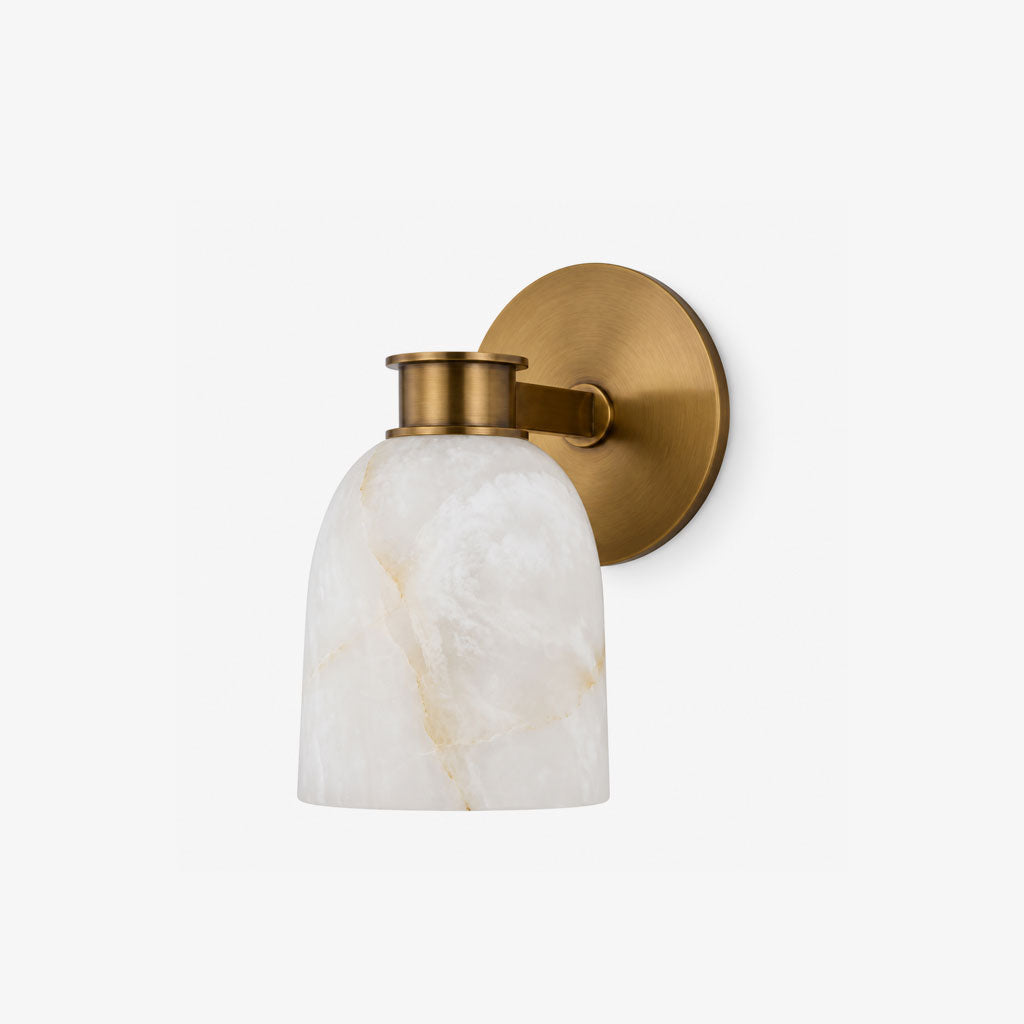 Calyx Alabaster Wall Sconce — product view 1