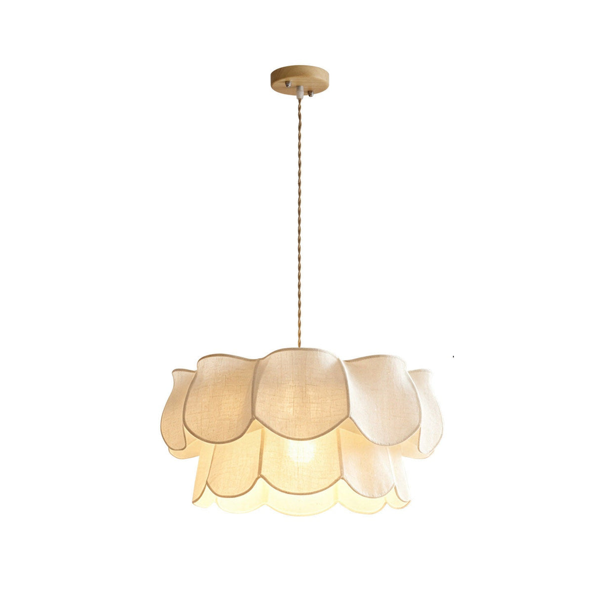 Camellia Fabric Pendant Lamp — product view 4