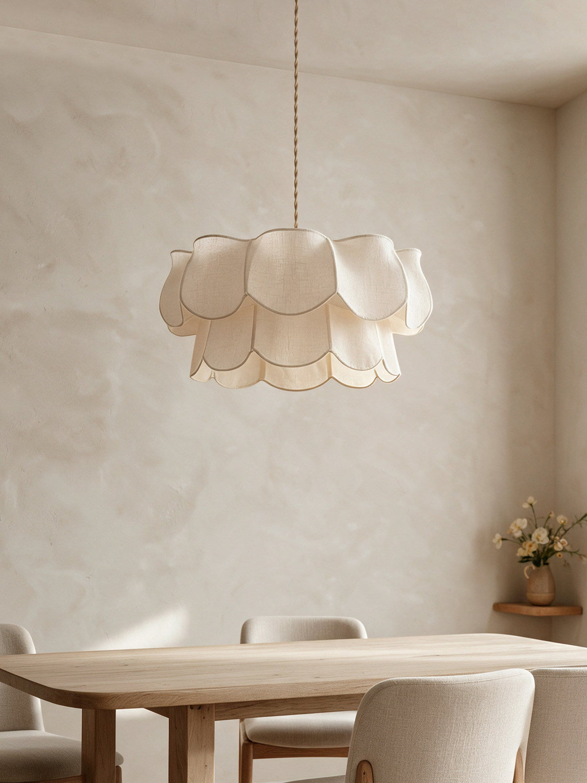 Camellia Fabric Pendant Lamp — product view 5