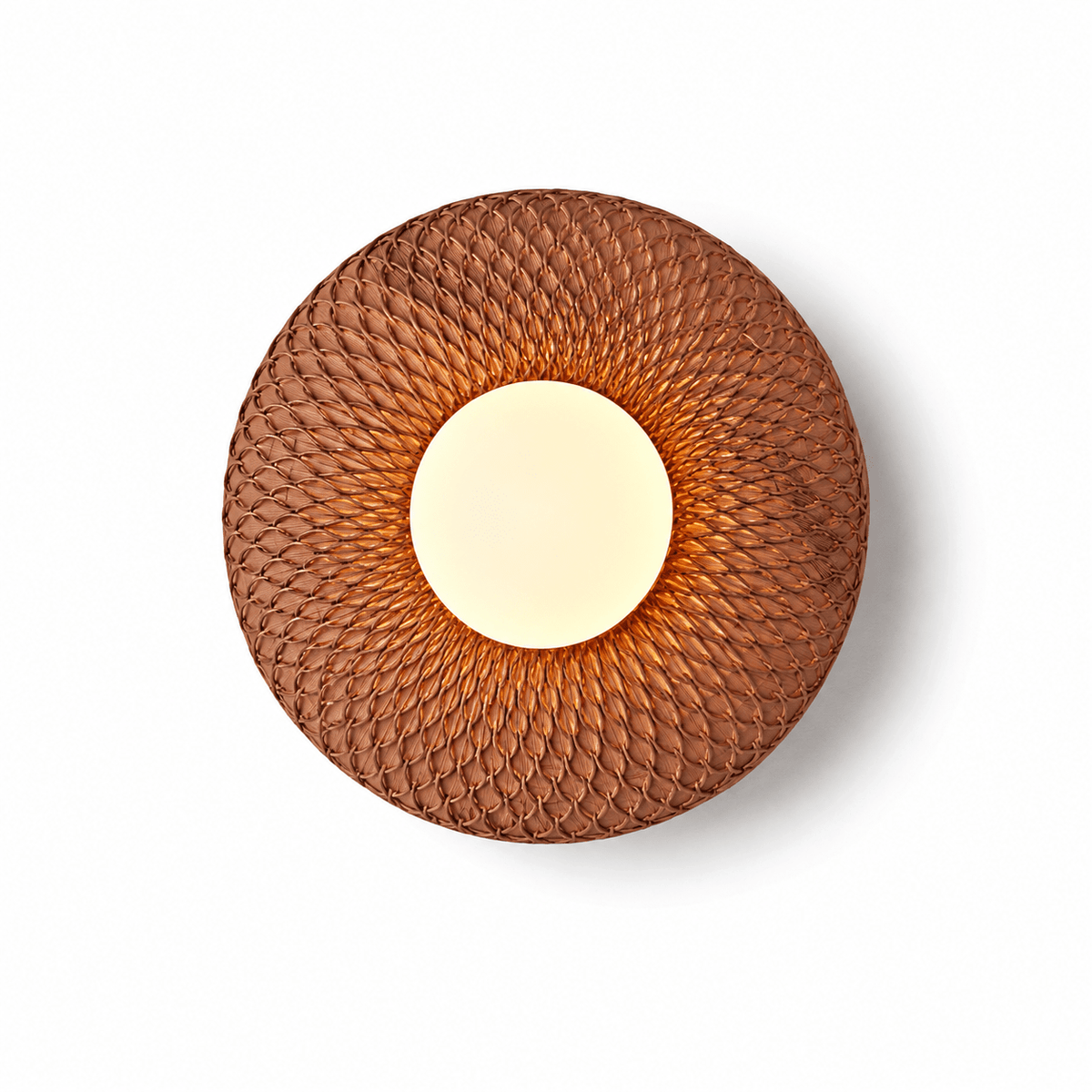 Carved Ash Wood Sconce — product view 5