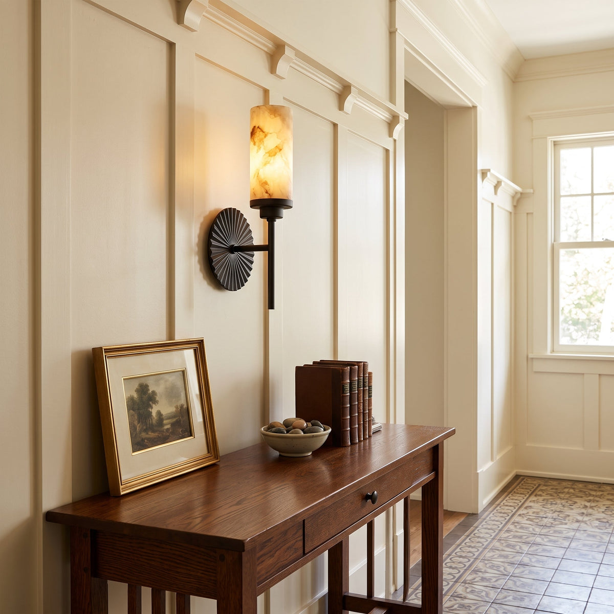 Cecily Alabaster Wall Sconce — product view 3