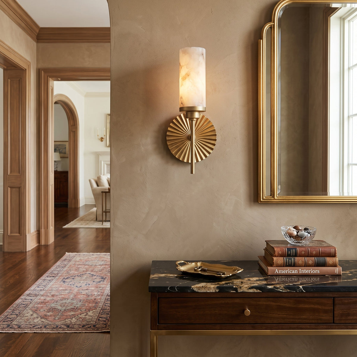 Cecily Alabaster Wall Sconce — product view 2