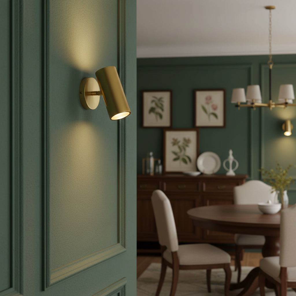 Champeaux Plaster Wall Sconce Handcrafted LED Warm White Bedroom Living Room Hallway — 2 Sizes — product view 4