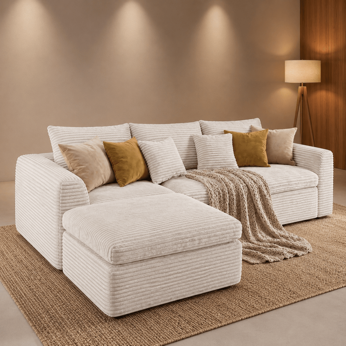 Flex Sofa | 108" Boneless L-Shape Sectional — product view 1