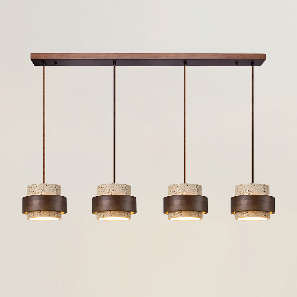 Perra Pendant Light Travertine — product view 5