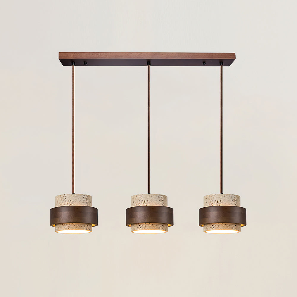 Perra Pendant Light Travertine — product view 3